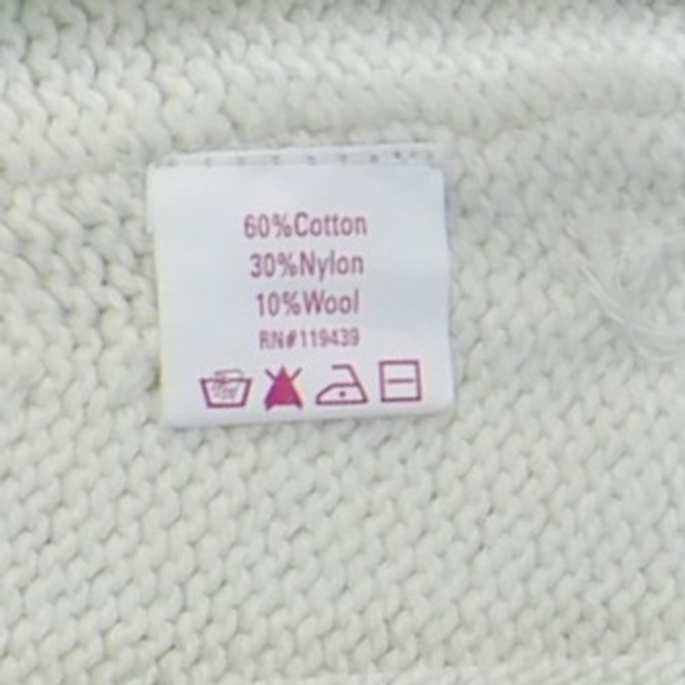 Julie Brown NYC Poncho Women's Size S Cream Horsebit Sweater Cape Equestrian - Picture 6 of 8